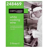 Chefs Larder White Cooking Wine 3 Litres  Adomoo